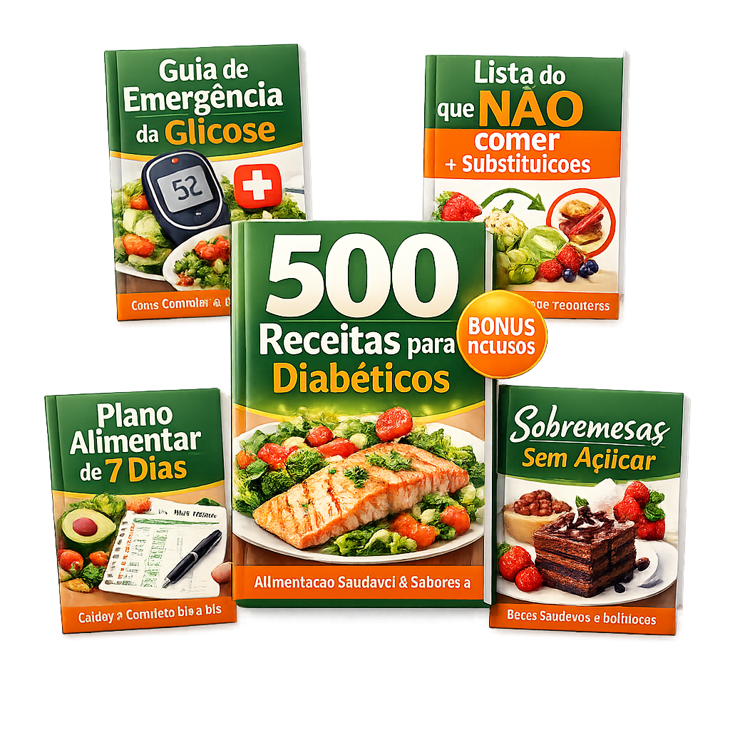 Kit 500 Receitas para Diabéticos